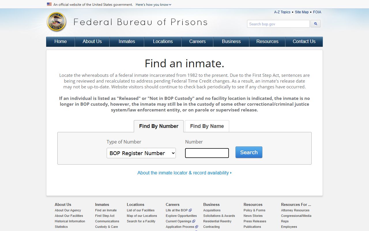 Jay County court records federal inmate locator